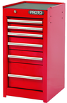 Proto® 440SS Side Cabinet - 6 Drawer, Red - Exact Industrial Supply