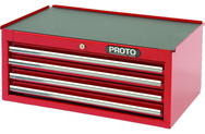 Proto® 440SS Intermediate Chest - 4 Drawer, Red - Exact Industrial Supply