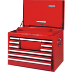 Proto® 440SS 27" Top Chest with Drop Front - 10 Drawer, Red - Exact Industrial Supply