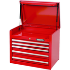 Proto® 440SS 27" Top Chest - 5 Drawer, Red - Exact Industrial Supply