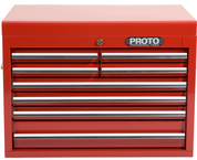 Proto® 440SS 27" Top Chest - 8 Drawer, Red - Exact Industrial Supply
