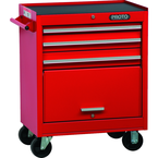 Proto® 440SS 27" Roller Cabinet - 3 Drawer, Red - Exact Industrial Supply