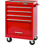 Proto® 440SS 27" Roller Cabinet - 4 Drawer, Red - Exact Industrial Supply