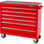 Proto® 440SS 41" Workstation - 6 Drawer, Red - Exact Industrial Supply