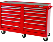 Proto® 440SS 54" Workstation - 14 Drawer, Red - Exact Industrial Supply