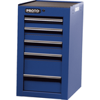 Proto® 450HS Side Cabinet - 5 Drawer, Blue - Exact Industrial Supply