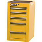 Proto® 450HS Side Cabinet - 5 Drawer, Yellow - Exact Industrial Supply