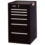 Proto® 450HS Side Cabinet - 6 Drawer, Black - Exact Industrial Supply