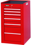 Proto® 450HS Side Cabinet - 6 Drawer, Red - Exact Industrial Supply