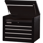Proto® 450HS 34" Top Chest - 4 Drawer, Black - Exact Industrial Supply