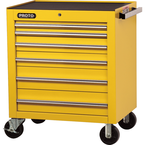 Proto® 450HS 34" Roller Cabinet - 6 Drawer, Yellow - Exact Industrial Supply