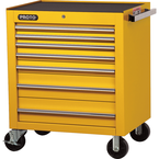 Proto® 450HS 34" Roller Cabinet - 7 Drawer, Yellow - Exact Industrial Supply