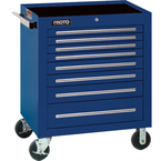 Proto® 450HS 34" Roller Cabinet - 8 Drawer, Blue - Exact Industrial Supply