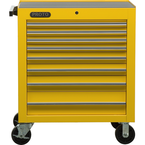 Proto® 450HS 34" Roller Cabinet - 8 Drawer, Yellow - Exact Industrial Supply