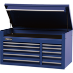 Proto® 450HS 50" Top Chest - 10 Drawer, Blue - Exact Industrial Supply