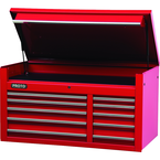 Proto® 450HS 50" Top Chest - 10 Drawer, Red - Exact Industrial Supply