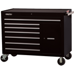 Proto® 450HS 50" Workstation - 7 Drawer & 1 Shelf, Black - Exact Industrial Supply