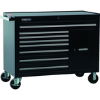 Proto® 450HS 50" Workstation - 8 Drawer & 1 Shelf, Black - Exact Industrial Supply