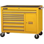 Proto® 450HS 50" Workstation - 8 Drawer & 2 Shelves, Yellow - Exact Industrial Supply