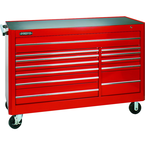 Proto® 450HS 66" Workstation - 12 Drawer, Red - Exact Industrial Supply