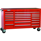 Proto® 450HS 67" Workstation - 20 Drawer, Red - Exact Industrial Supply