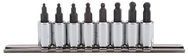 Proto® 1/4" Drive 8 Piece Hex Bit Ball End Socket Set - Exact Industrial Supply