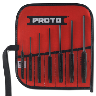 Proto® 7 Piece Roll Pin Punch Set S2 - Exact Industrial Supply