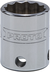 Proto® Tether-Ready 3/8" Drive Socket 17 mm - 12 Point - Exact Industrial Supply