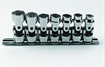 Proto® 3/8" Drive 7 Piece Metric Universal Socket Set - 12 Point - Exact Industrial Supply