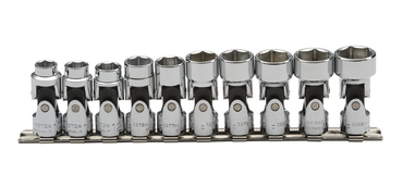 Proto® 3/8" Drive 10 Piece Metric Universal Socket Set - 6 Point - Exact Industrial Supply