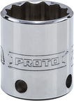 Proto® Tether-Ready 3/8" Drive Socket 21 mm - 12 Point - Exact Industrial Supply