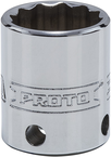 Proto® Tether-Ready 3/8" Drive Socket 3/4" - 12 Point - Exact Industrial Supply