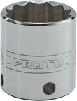 Proto® Tether-Ready 3/8" Drive Socket 24 mm - 12 Point - Exact Industrial Supply