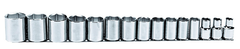 Proto® 1/2" Drive 15 Piece Socket Set - 6 Point - Exact Industrial Supply