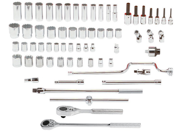 Proto® 1/2" Drive 65 Piece Socket, Combination Set - 8 and 12 Point - Exact Industrial Supply