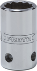 Proto® Tether-Ready 1/2" Drive Socket 15 mm - 12 Point - Exact Industrial Supply