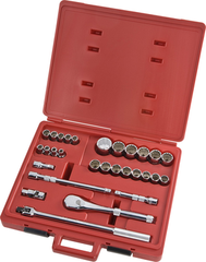 Proto® 1/2" Drive 29 Piece Metric Socket Set - 12 Point - Exact Industrial Supply