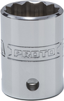 Proto® Tether-Ready 1/2" Drive Socket 21 mm - 12 Point - Exact Industrial Supply