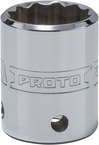 Proto® Tether-Ready 1/2" Drive Socket 23 mm - 12 Point - Exact Industrial Supply