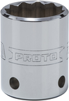 Proto® Tether-Ready 1/2" Drive Socket 24 mm - 12 Point - Exact Industrial Supply