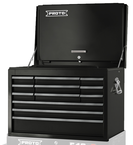 Proto® 440SS 27" Top Chest with Drop Front - 12 Drawer, Black - Exact Industrial Supply
