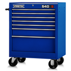 Proto® 440SS 27" Roller Cabinet - 7 Drawer, Blue - Exact Industrial Supply