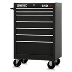 Proto® 440SS 27" Roller Cabinet - 7 Drawer, Black - Exact Industrial Supply