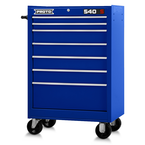 Proto® 440SS 27" Roller Cabinet - 7 Drawer, Blue - Exact Industrial Supply