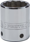 Proto® Tether-Ready 1/2" Drive Socket 28 mm - 12 Point - Exact Industrial Supply