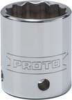 Proto® Tether-Ready 1/2" Drive Socket 1" - 12 Point - Exact Industrial Supply