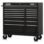 Proto® 440SS 41" Workstation - 15 Drawer, Black - Exact Industrial Supply