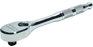 Proto® 1/2" Drive Precision 90 Pear Head Ratchet Standard 11"- Full Polish - Exact Industrial Supply