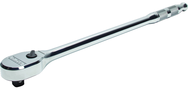 Proto® 1/2" Drive Precision 90 Pear Head Ratchet Long 18"- Full Polish - Exact Industrial Supply