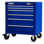 Proto® 550S 34" Roller Cabinet - 6 Drawer, Gloss Blue - Exact Industrial Supply